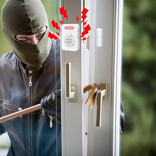 Miniatura 8 de Frigorífico con alarma para puerta de congelador, portátil resistente, premium, sensor de voz pequeño, refrigerador de alerta tienda escuela, tienda