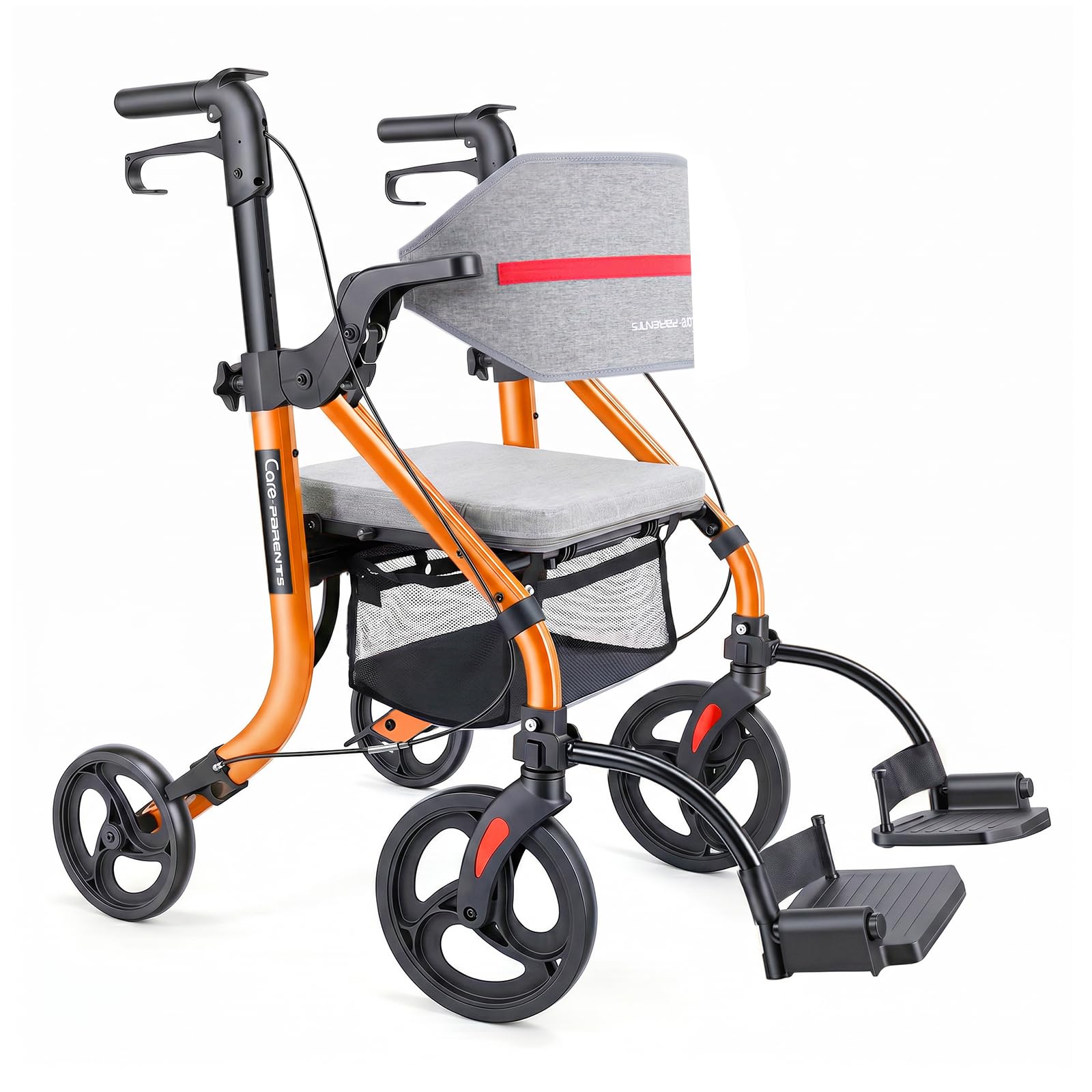 Amazon | Care-Parents 歩行器 車椅子 兼用 1台3役 四輪歩行車 10