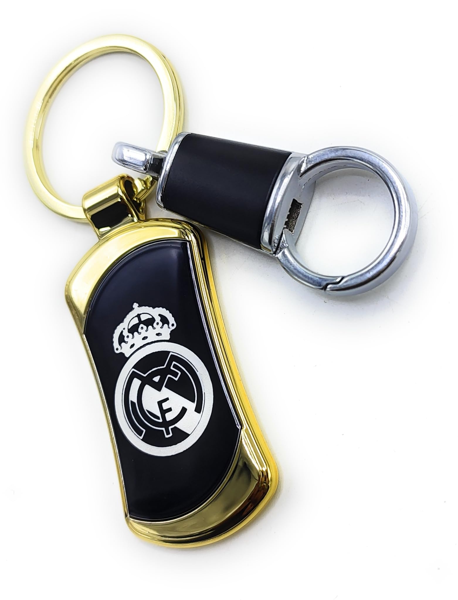 Premium Metalic Keyring for Football Club Lover real-medrid Logo Key Chain ()-picture-28
