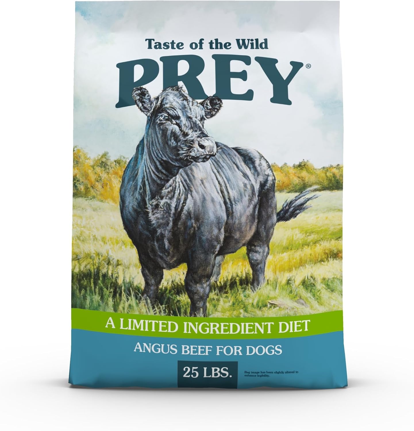 Taste of the Wild PREY Real Meat High Protein Angus Beef Limited Ingredient Dry Dog Food Grain-Free Recipe Made with Real Pasture-Raised Beef and Probiotics for All Life Stages 25lb Angus beef 25 Pound (Pack of 1) - Image 1 of 8