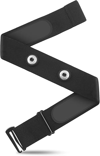 Miniatura 8 de COOSPO Correa de repuesto para monitor de frecuencia cardíaca, correa suave compatible con Wahoo TickrPolar H7Garmin HRM-DualmoofitXOSSPower Labs