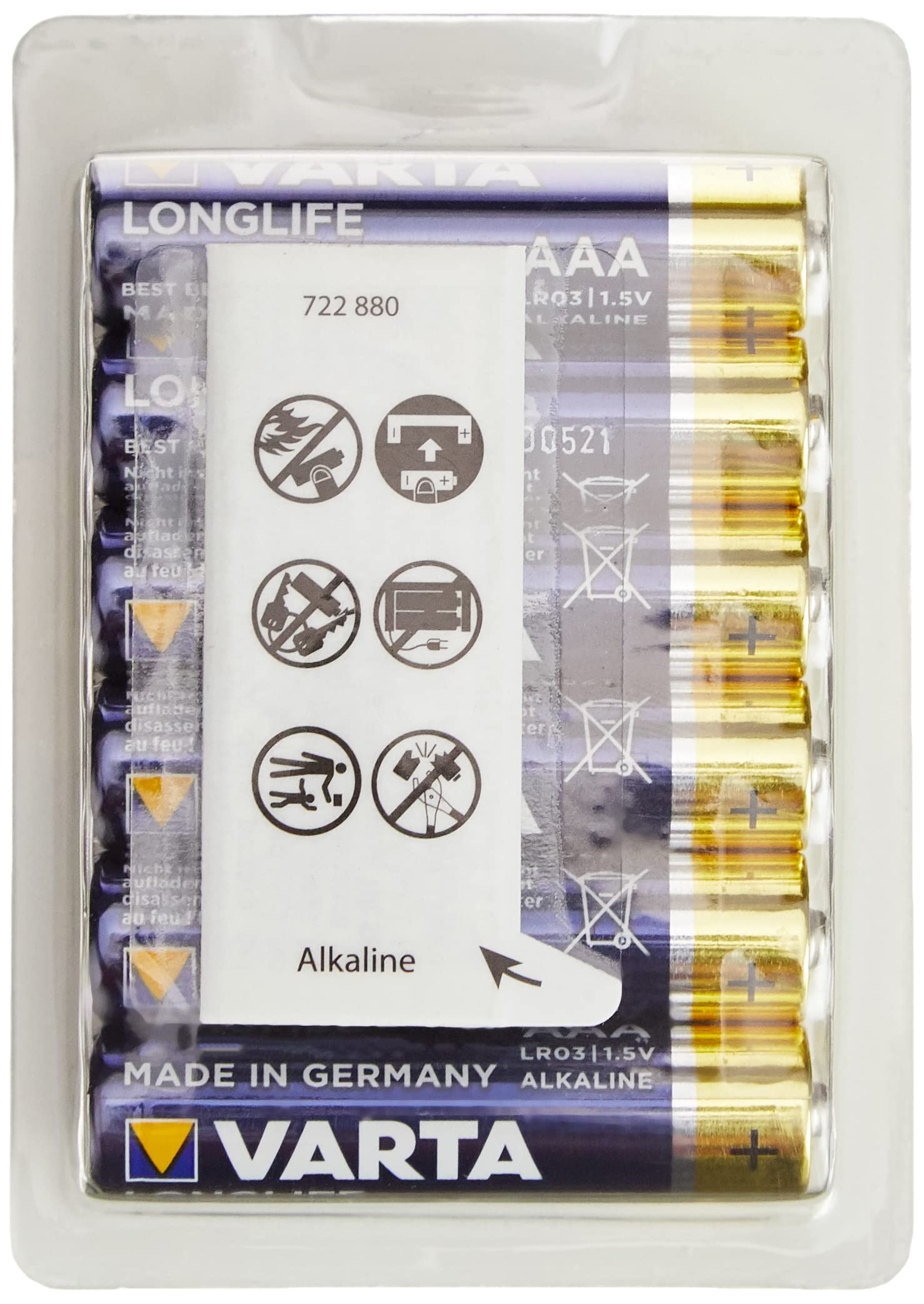 Longlife LR03/AAA (Micro) (4103) - alkaline manganese battery, 1.5 V