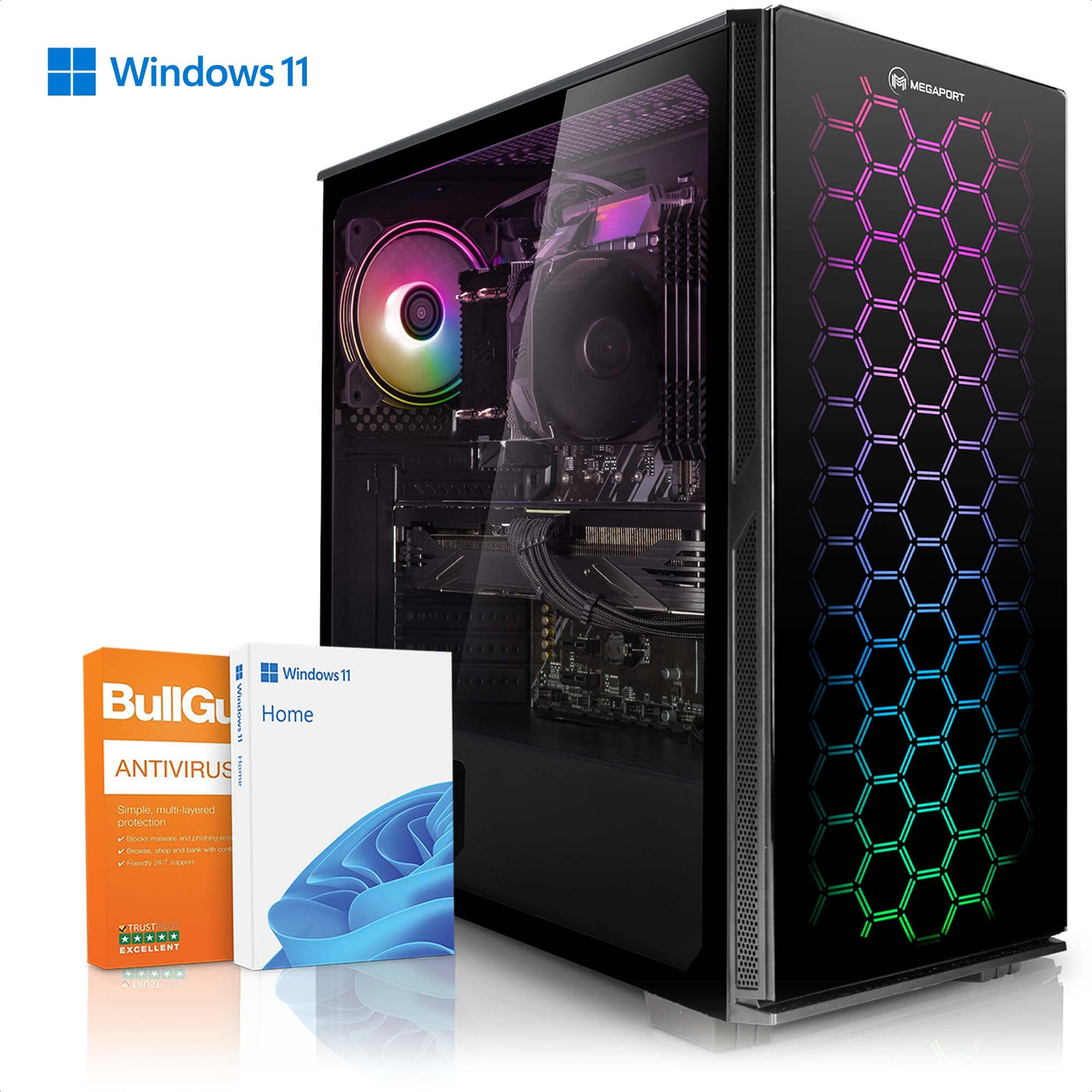 Megaport High End Gaming PC Intel Core i5-6500 4X 3.20GHz • AMD