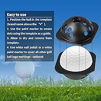 Vista 11 de Plantilla de marcado de pelota de golf para monitor de lanzamiento Rapsodo RPT MLM2PRO