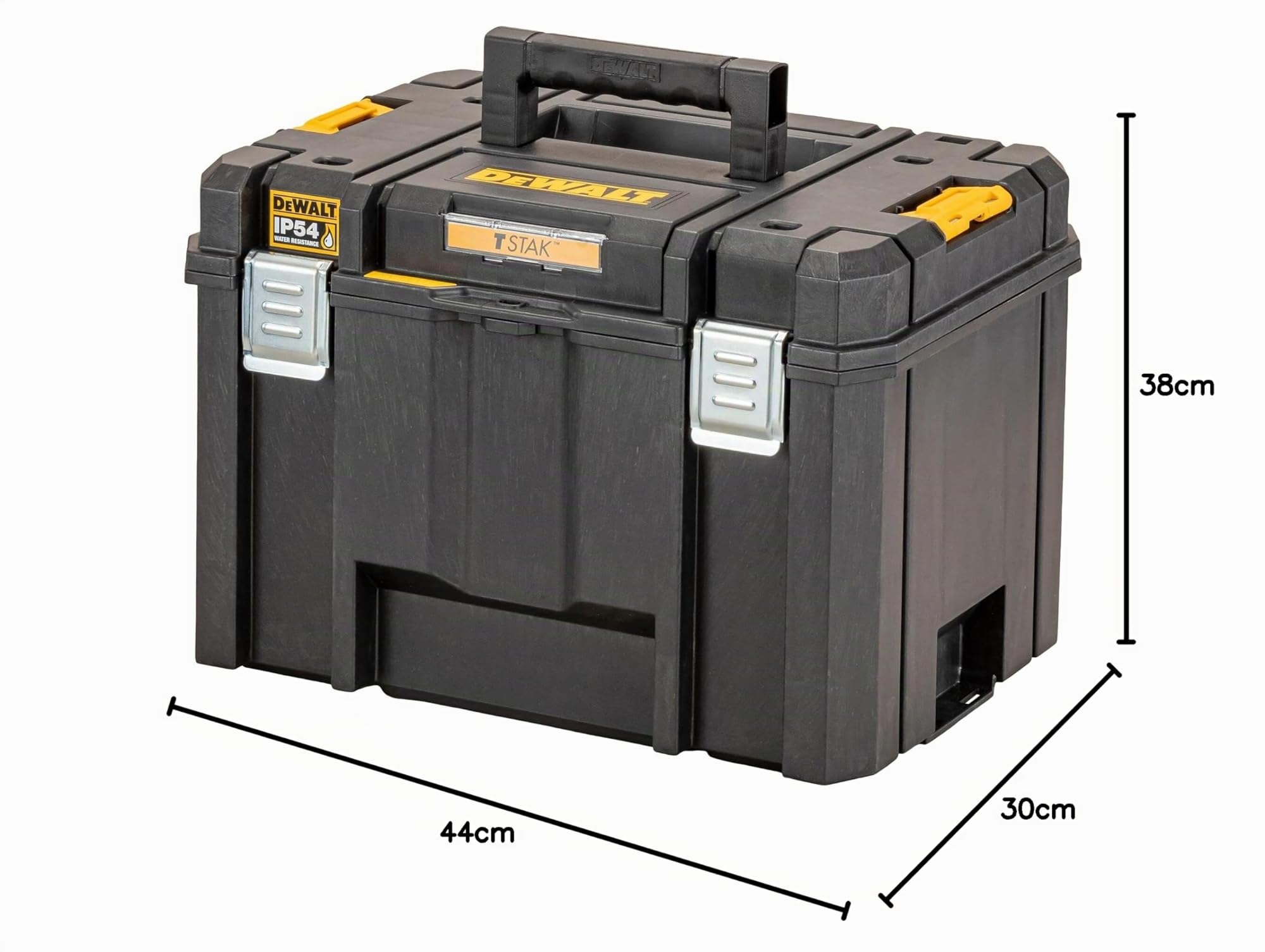DEWALT TSTAK VI - Unità profonda porta elettroutensili con vasca portaoggetti, DWST83346-1