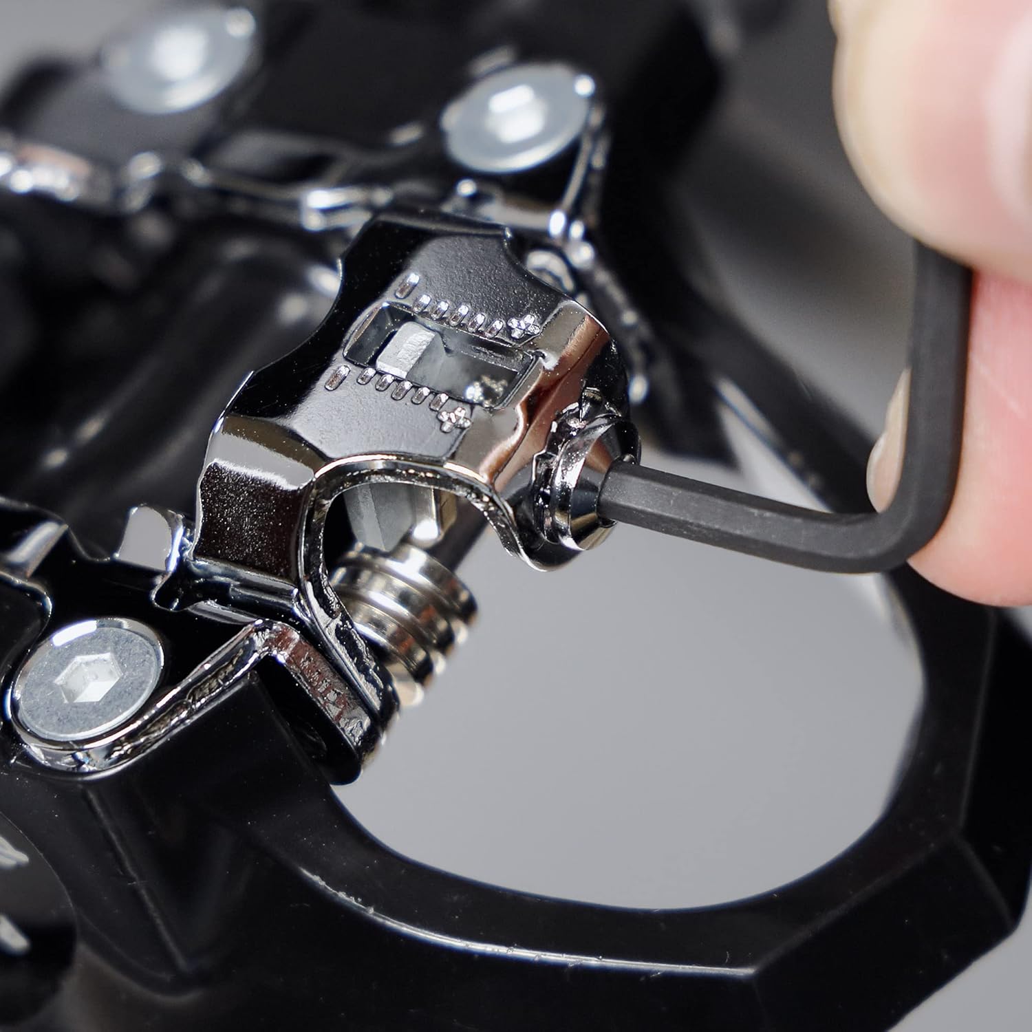 Venzo Bike Bicycle Toe Clips Cage Indoor Exercise Bike Pedal Adapters - Compatible with Peloton Bike Pedal, Convert Look Delta Pedals to Toe Clip Straps Ride with Sneakers - SPD Adapters ONLY - Image 9