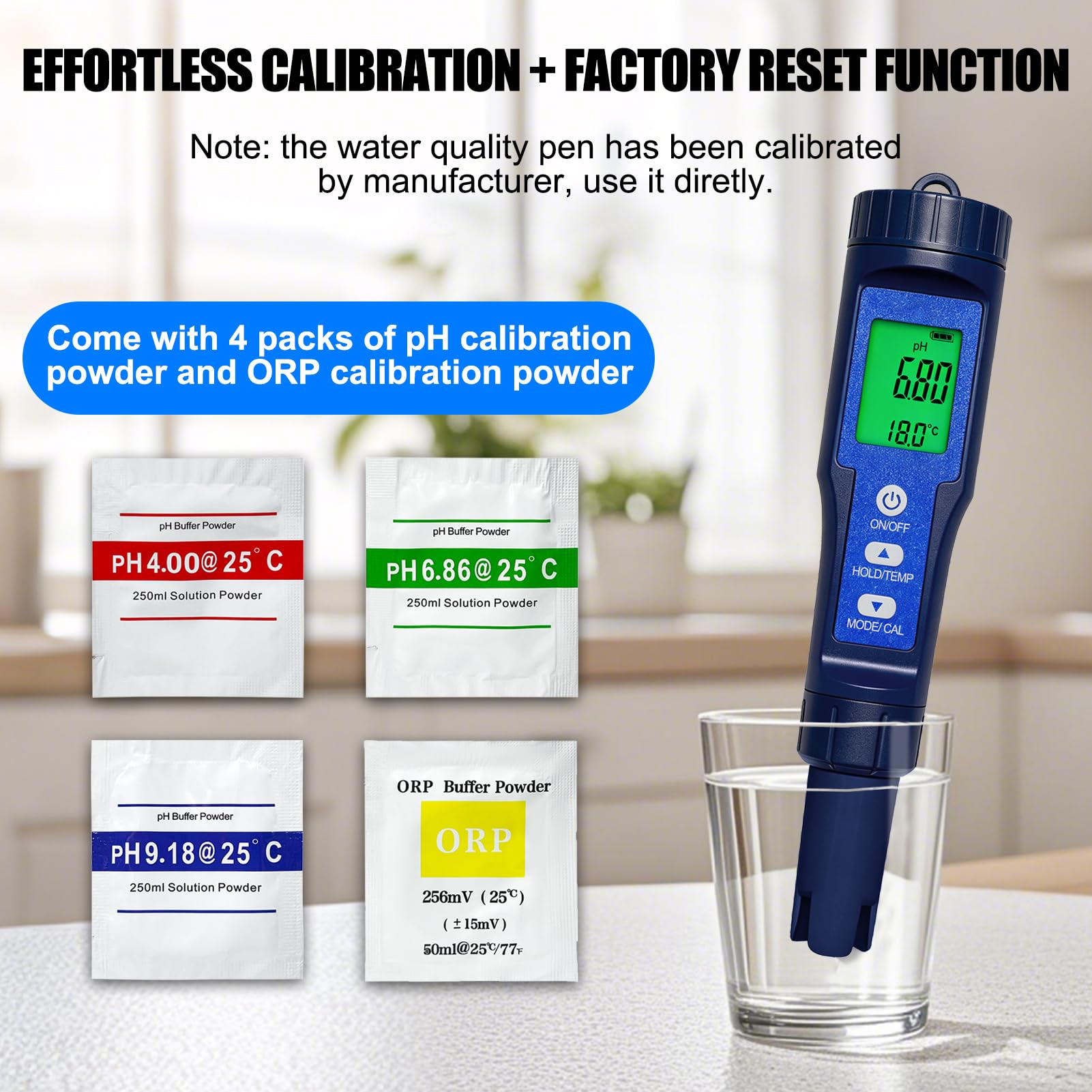 Misuratore pH Cloro Piscina 10 in 1, Tester pH TDS EC Salinità ORP S.G. H2 Resistività Cloro e Temperatura con Batteria Ricaricabile 300mAh, per Piscina, Spa, Acqua Potabile, Acquario, RO
