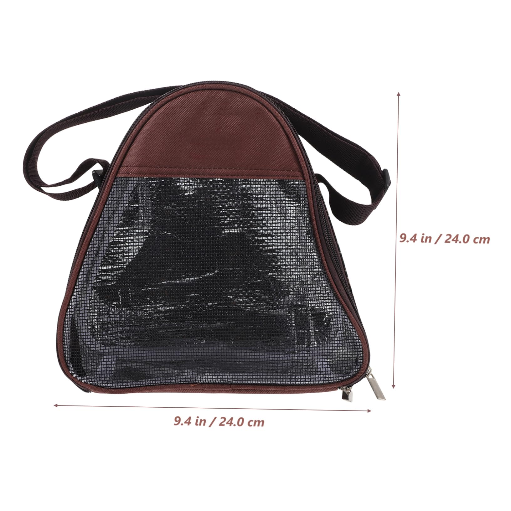 Toddmomy Breathable Pet Carrier Bag for Travel Outdoor Mesh Pouch for Hedgehogs Rabbits Durable Triangle Leopard for Camping Sightseeing