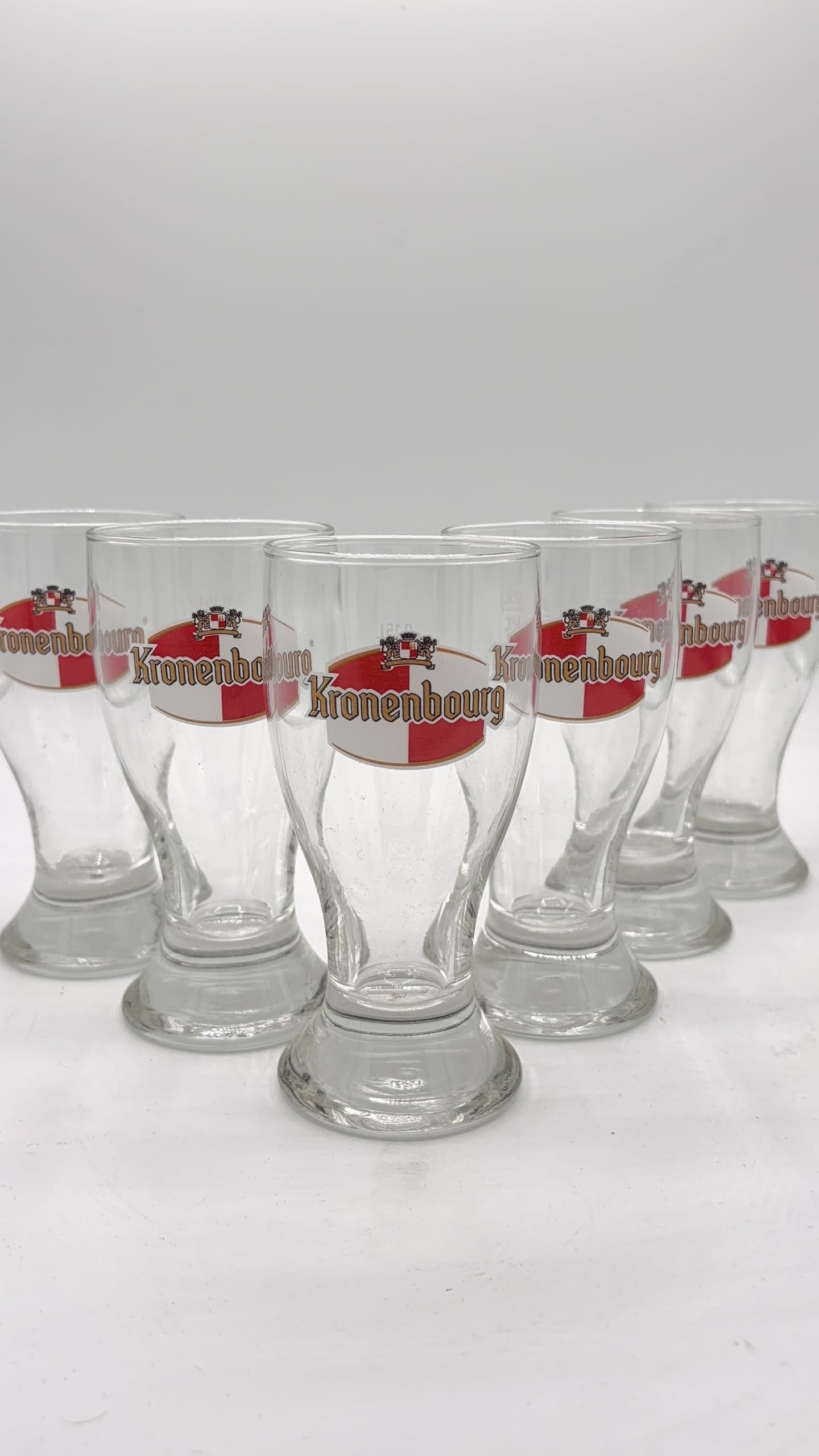 LOT 6 VERRES BIERE FRANCE 15 CL NEUF, MODELE KROGALOPINVAP
