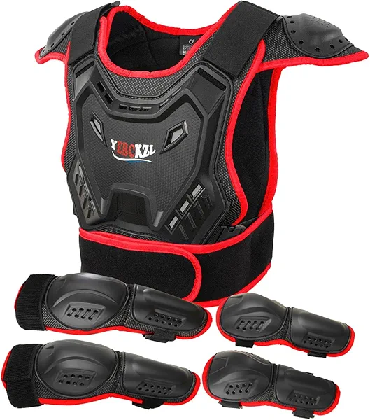 Kids Armor Vest Suit for Dirt Bike, Back Chest Protector for Motocross ATV ,Youth Extreme Sports Protective Gear