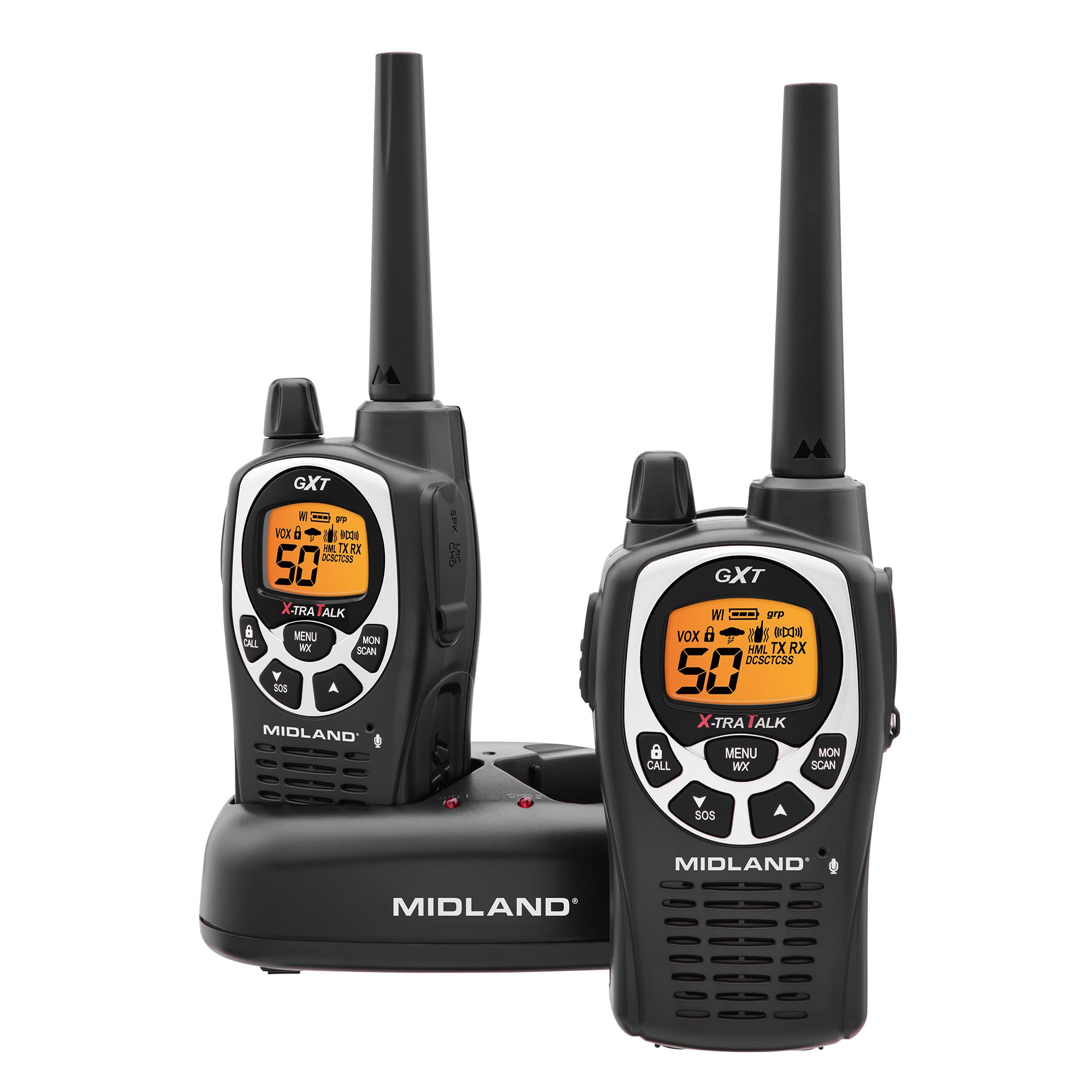 Midland GXT1000VP4 GMRS Two-Way Radios with Headsets, Black, 2 Pack — Amazon image 7