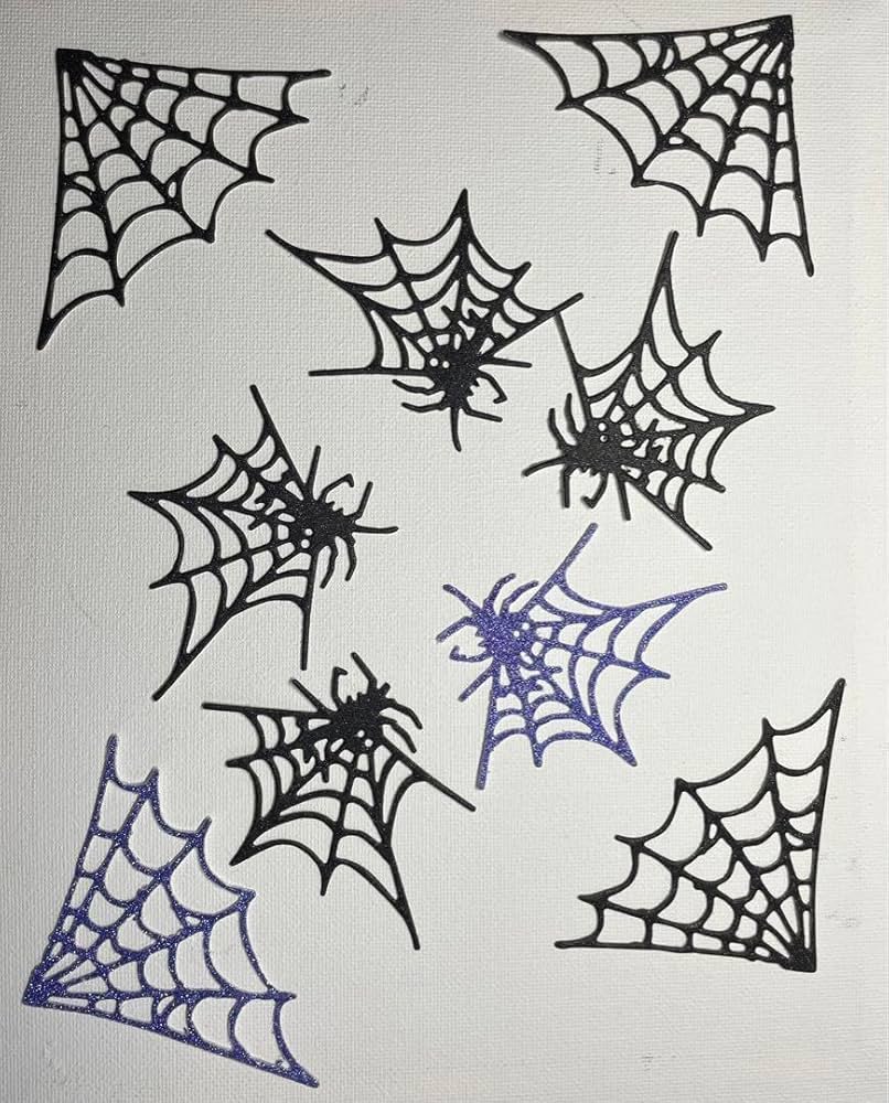 Amazon.co.jp: ハロウィン 蜘蛛の巣 クモ ダイカット クラフトパンチ