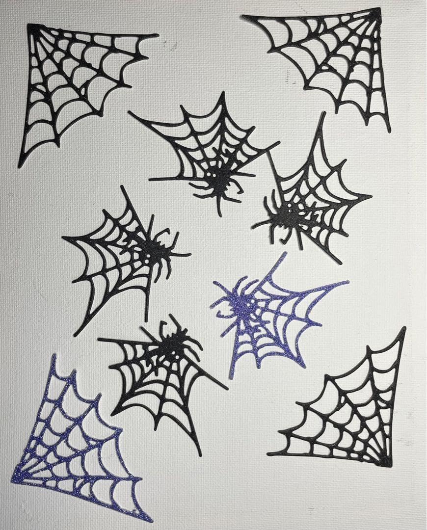 Amazon.co.jp: ハロウィン 蜘蛛の巣 クモ ダイカット クラフトパンチ