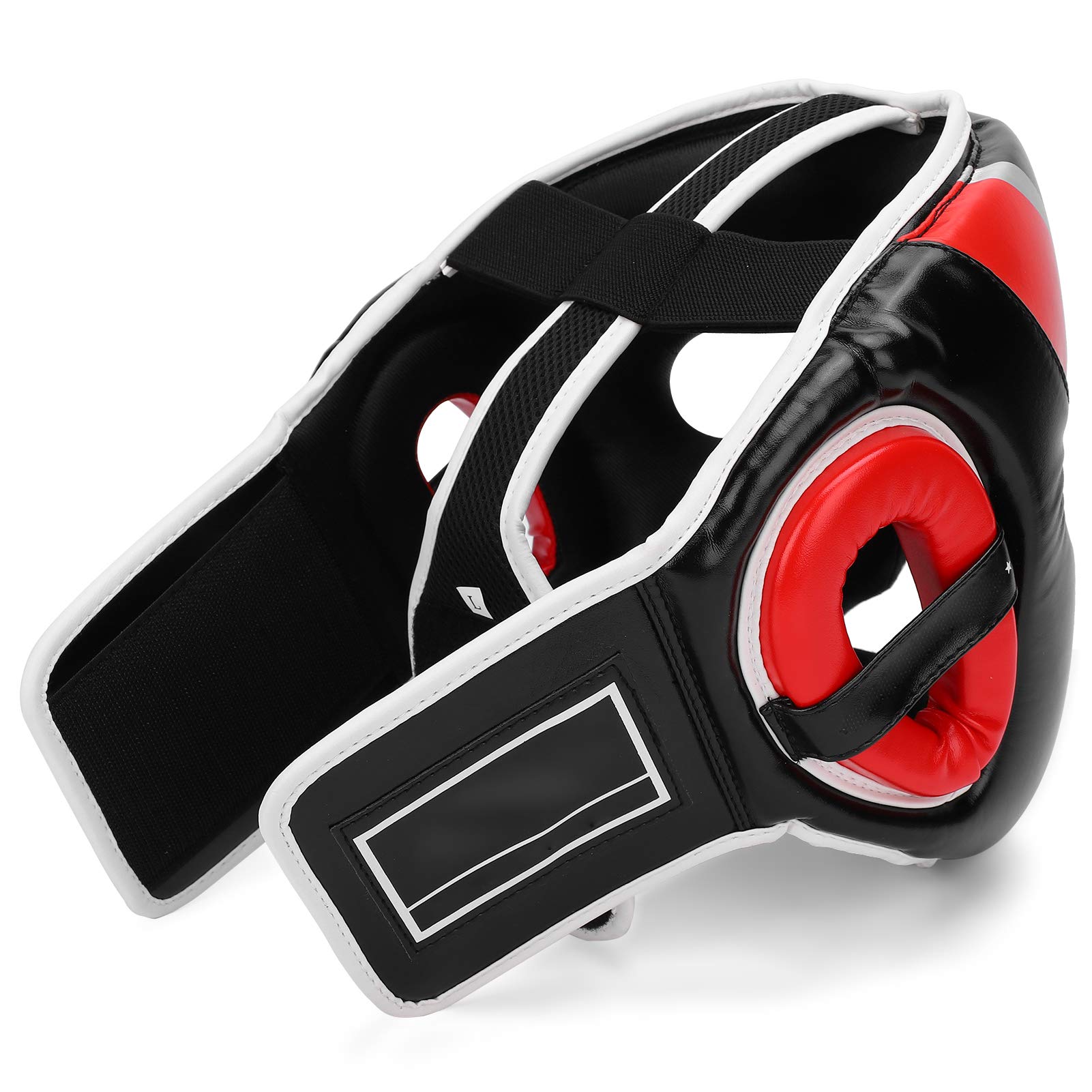Kask Muay Thai Kask Treningowy Dla Dorosłych Kask Bokserski Ochrona Twarzy Wyściełana Sanda Walka Muay Thai Sprzęt Treningowy Dla Dorosłych L Czerwony
