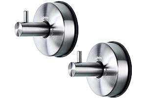 HASKO Stainless Steel Vacuum Suction Cup Bath Accessories - Hassle-Free Bathroom Storage