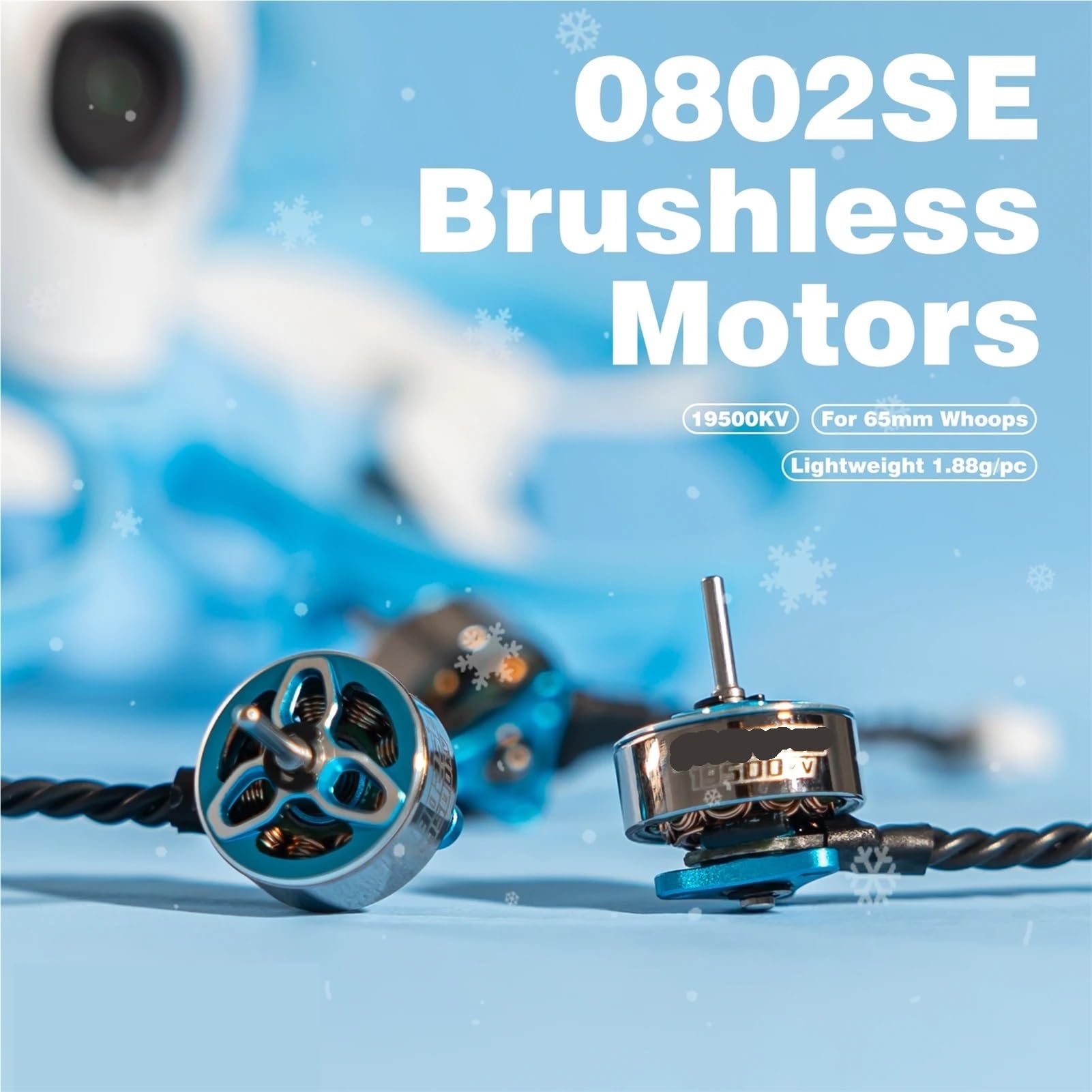 Drone, Motori brushless, compatibili con FPV Racing da 19500KV e 23000KV, compatibili con i droni Air75 Whoop.(23000KV 4PCS)