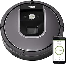 iRobot Roomba 960 Robot Vacuum- Wi-Fi Connected Mapping, Compatible with Alexa, Ideal for Pet Hair, Carpets, Hard Floors,Black (+2 AeroForce High-Efficiency Filters)