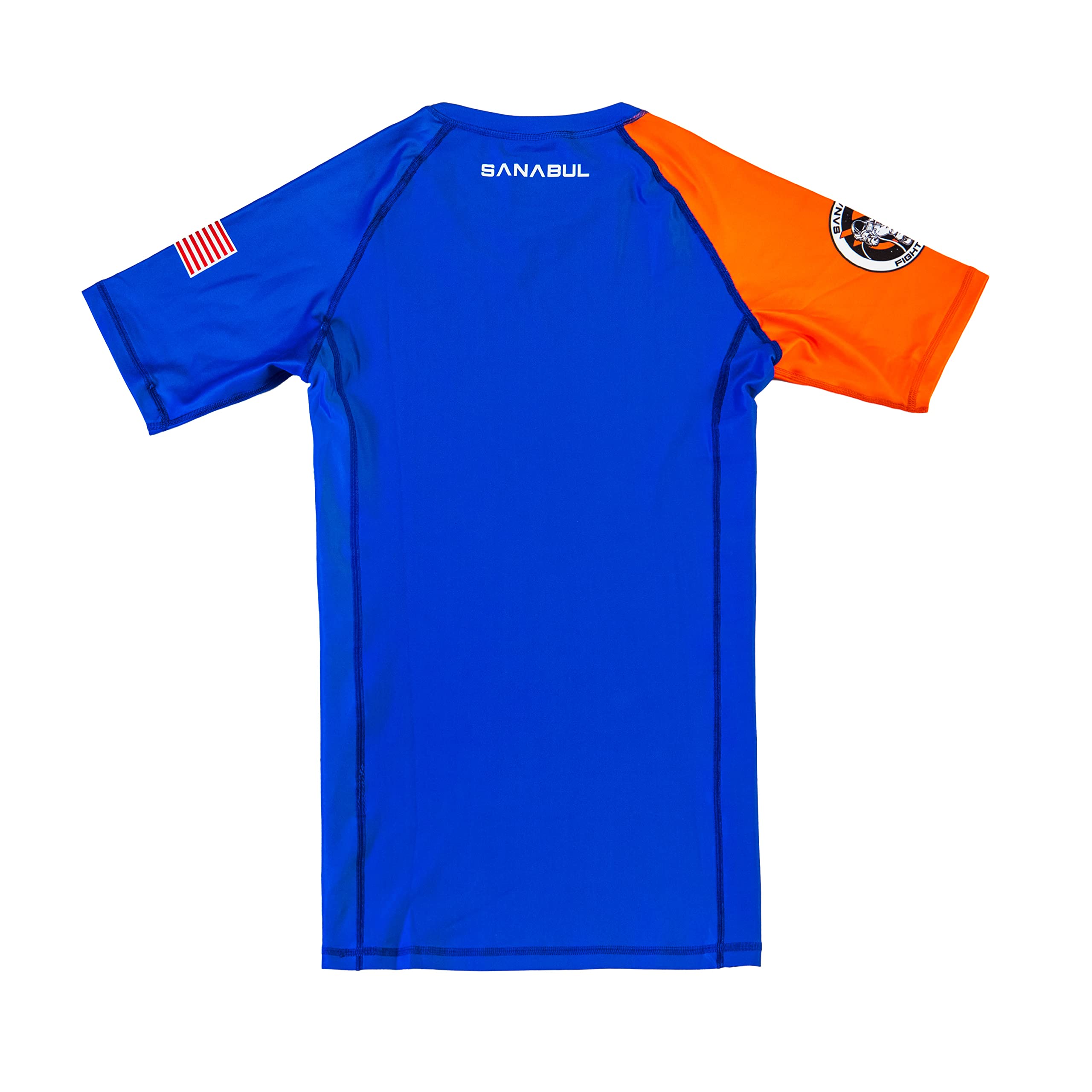 Sanabul NASA Kurzarm-Kompressions-Rashguard für MMA BJJ Wrestling-Cross-Training, Rashguard