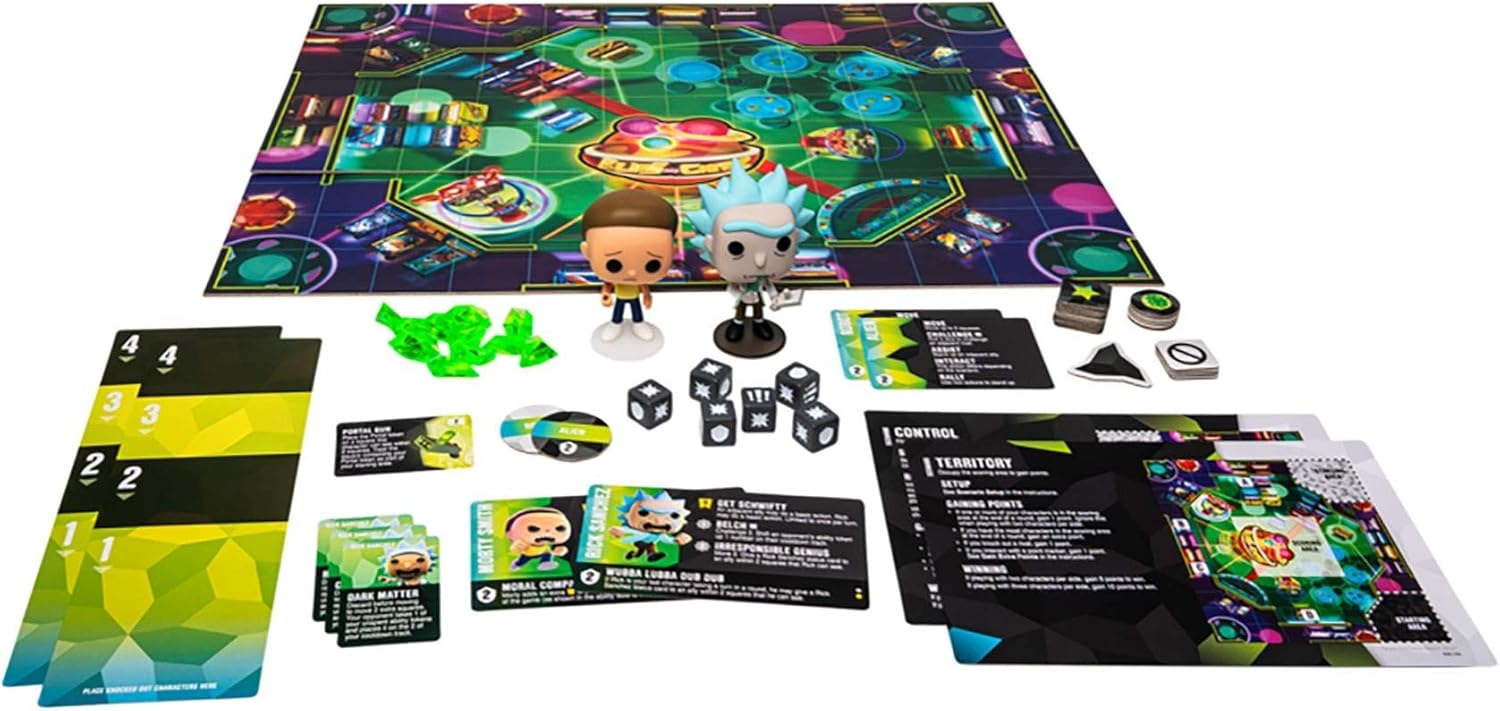 Funko Pop! - Funkoverse Strategy Game: Rick & Morty #100 - Expandalone, Multicolor