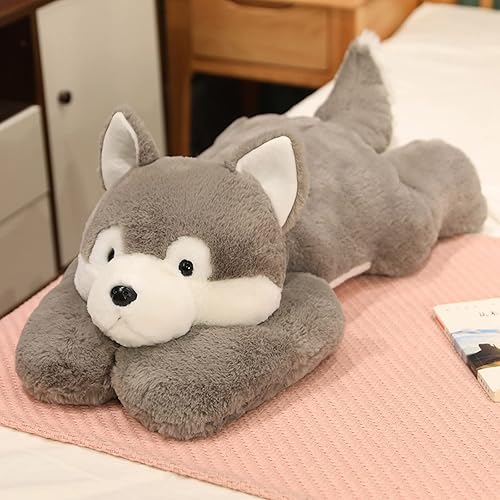Miniatura 5 de Juguete de peluche Husky con peso, 11.8 pulgadas, almohada de felpa