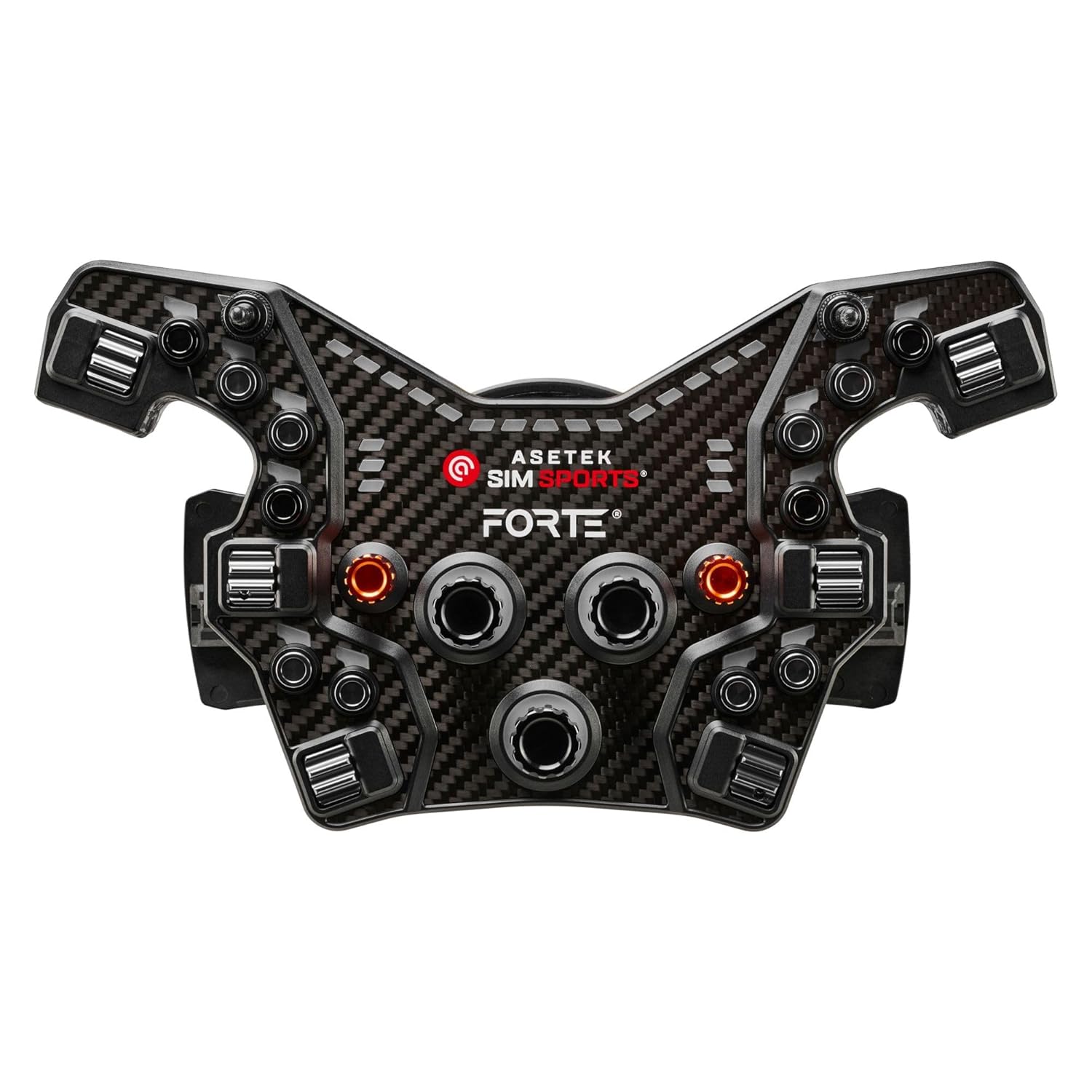ASETEK Forte Formula Gaming Steering Wheel | Sim Racing Steering Wheel for PC & Simulators | High Precision & Customizable Controls