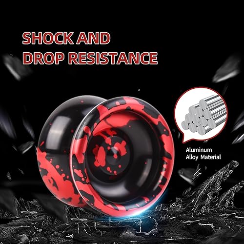 Miniatura 2 de Yoyo sensible para niños, bola Yoyo de metal de aleación de aluminio para principiantes y jugadores profesionales+bolsa Yoyo + 5 cuerdas Yoyo