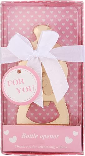Miniatura 3 de Paquete de 12 abrebotellas de oso para niño o niña, para baby shower, decoración y suministros para baby shower, recuerdo para invitados, boda,