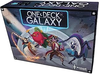 Asmadi Games One Deck Galaxy - Asmadi Games, Cooperative Card Game, A Whole Galaxy in One Deck, 1-2 Players, 30-60 Min, Ages 14+ Blue