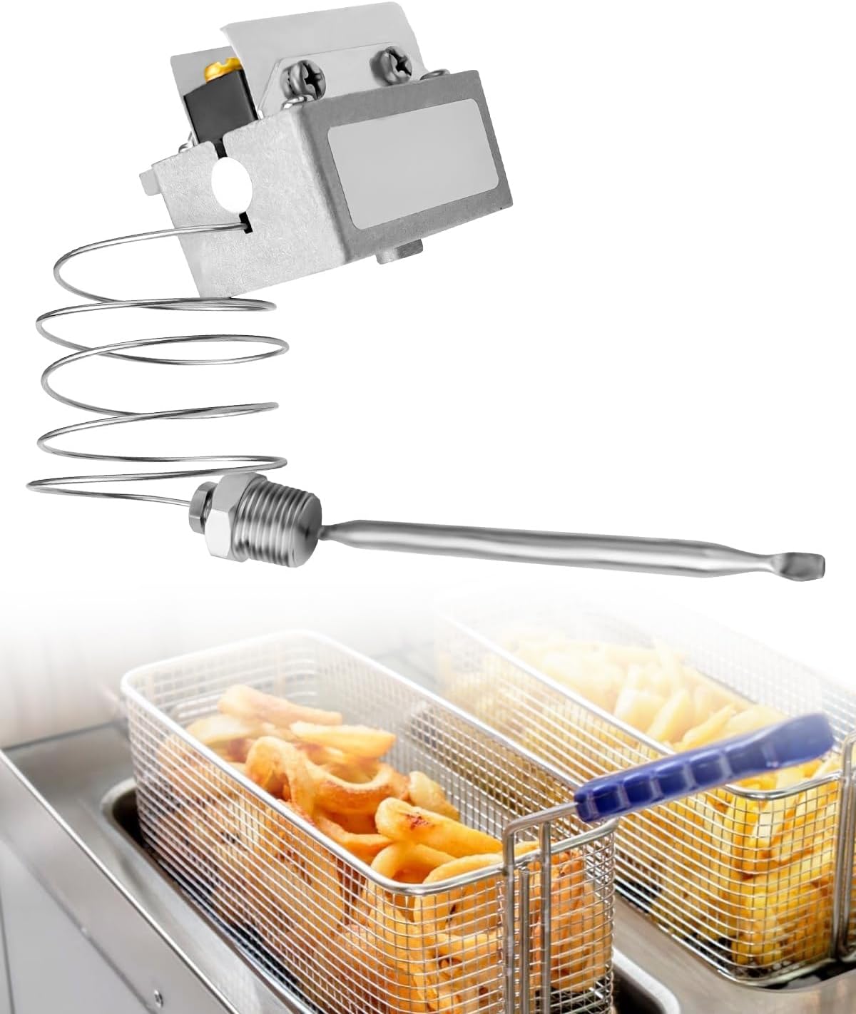TIKSCIENCE 1177 High Limit Switch Fit for Imperial Fryer 1177 Series Anets American Range Tri-Star VULCAN Hobart, High Limit Thermostat Fryer Switch