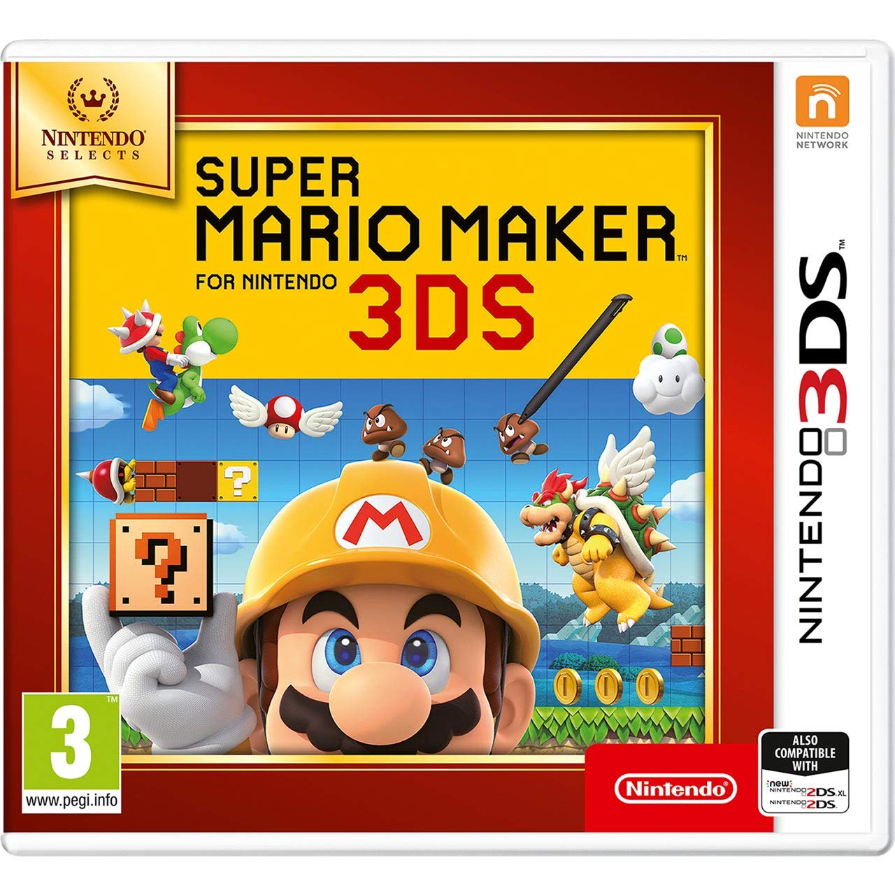 ニンテンドー3DS/2DS 3DsSUPER MARIO MAKER Amazon.com: Nintendo Selects - Super Mario Maker (Nintendo 3DS
