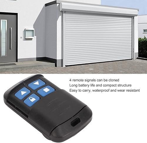 Miniatura 9 de Control remoto de puerta de 433 Mhz, 4 llaves, 4 botones, clonación universal, control remoto inalámbrico, abridor de puerta eléctrico, control