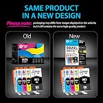 Smart Ink Compatible Ink Cartridge Replacement for HP 902XL 902 XL (4 Pack) with Advanced Chip Technology to use with Officejet 6951 6954 6956 6958 6962 6950 Officejet Pro 6968 6974 6975 6978 6960
