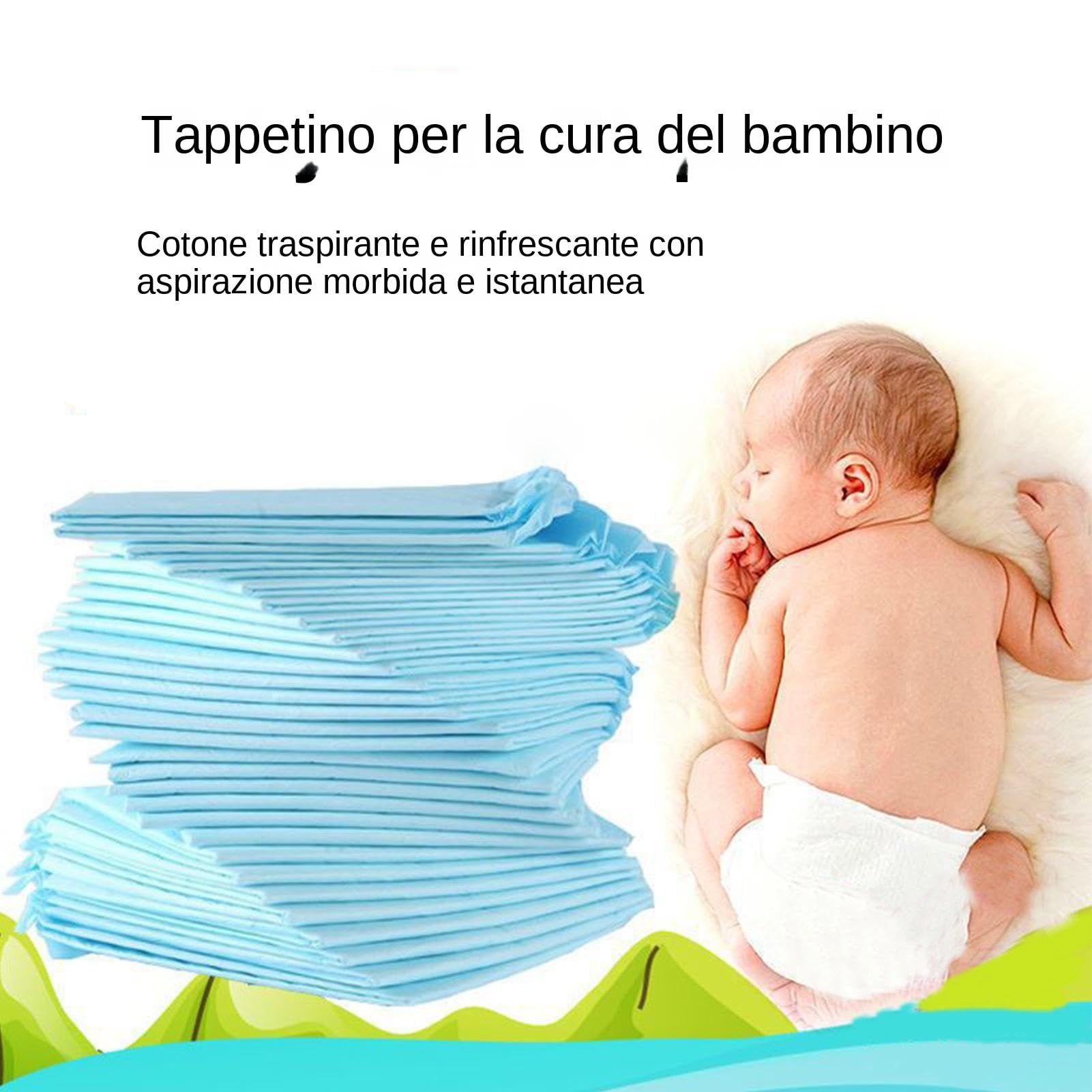 Fodere Per Fasciatoio Per - Tappetino Per Fasciatoio Da 100 Pezzi Per | Sotto I Cuscinetti Morbidi E Traspiranti 33x45 Cm | Pannolino Per Bambini Adulti Animali Domestici