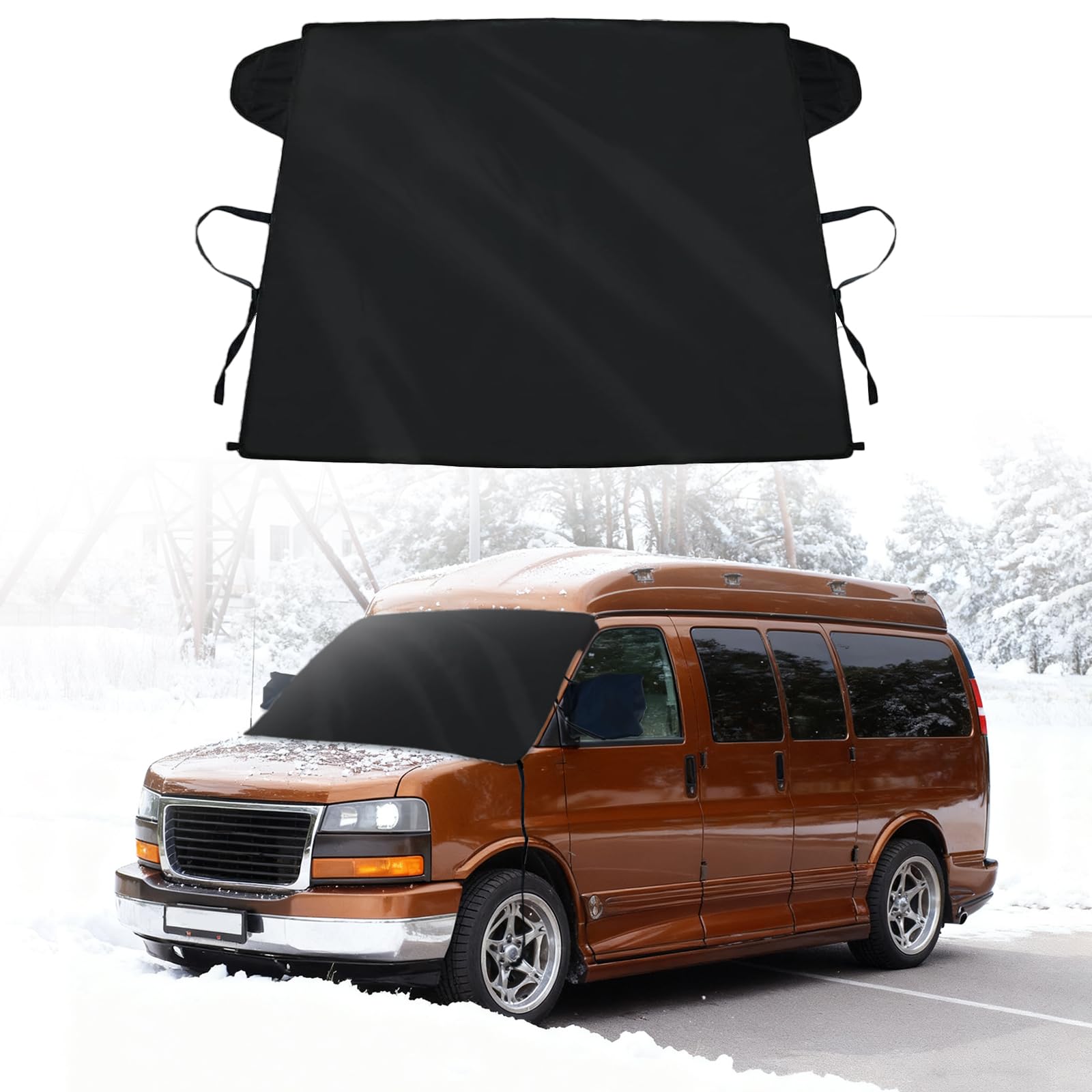 Winter Windshield Cover for Ice and Snow for 1996-2026 GMC Savana&amp; Express
