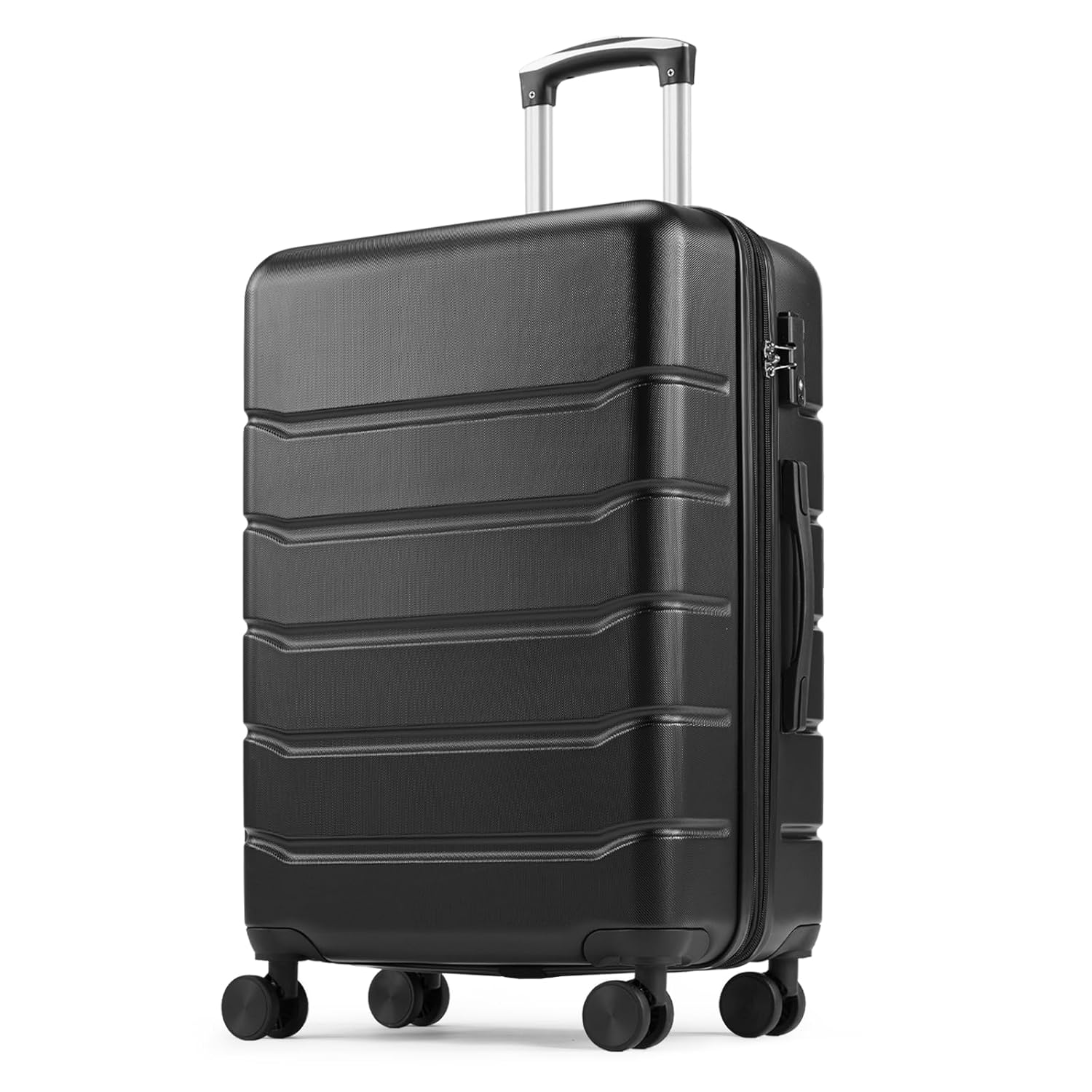 Sweetcrispy Carry on Luggage Hard Shell ABS Suitcase with Double Spinner Wheels Lightweight Expandable Rolling Suit Case with