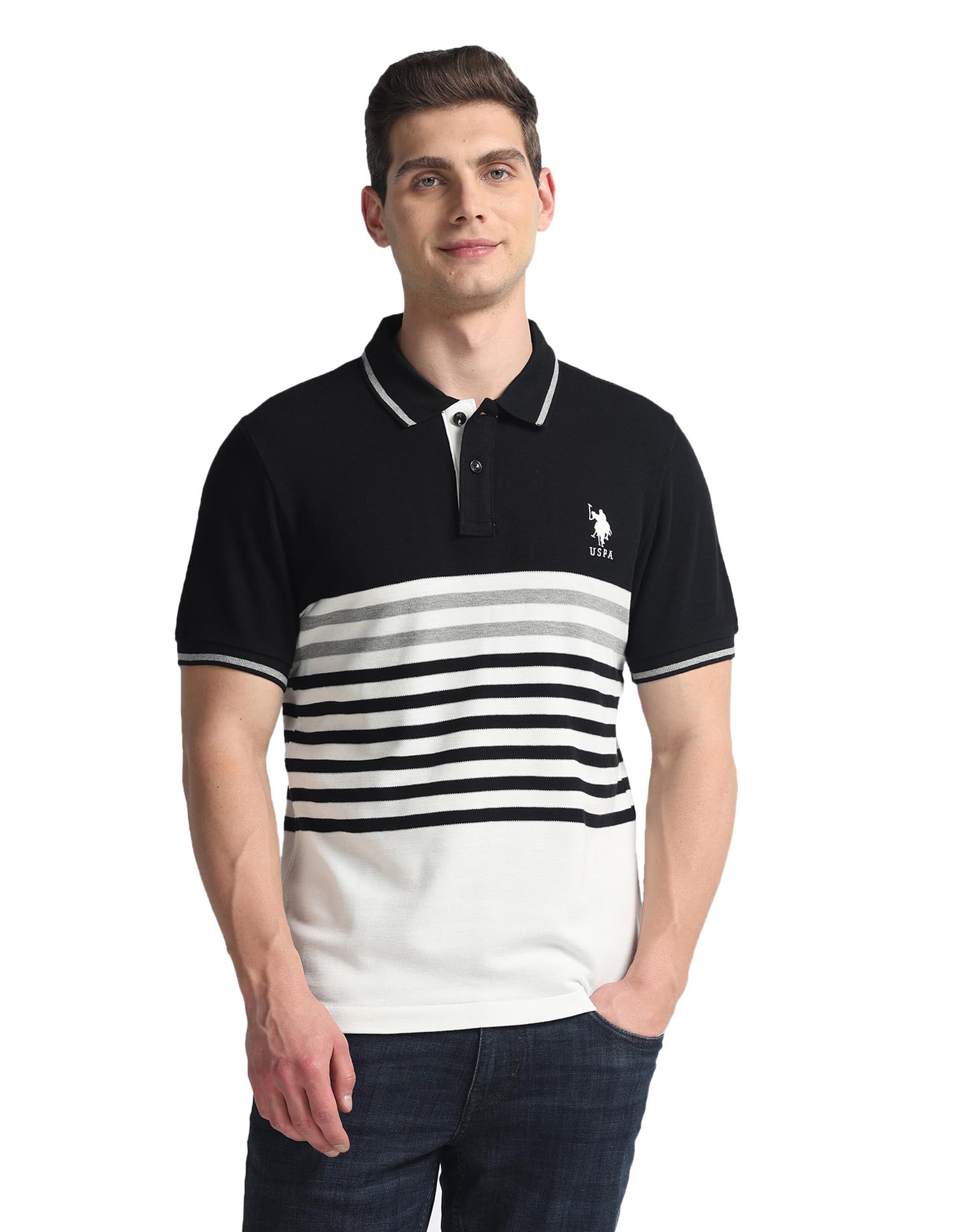 Men's Cotton Striped Slim Fit Shirt-image-33