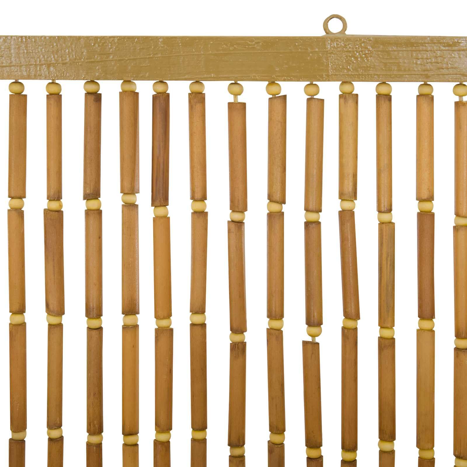 vidaXL Insektentürvorhang Mehrfarbig 100 x 200 cm Bambus