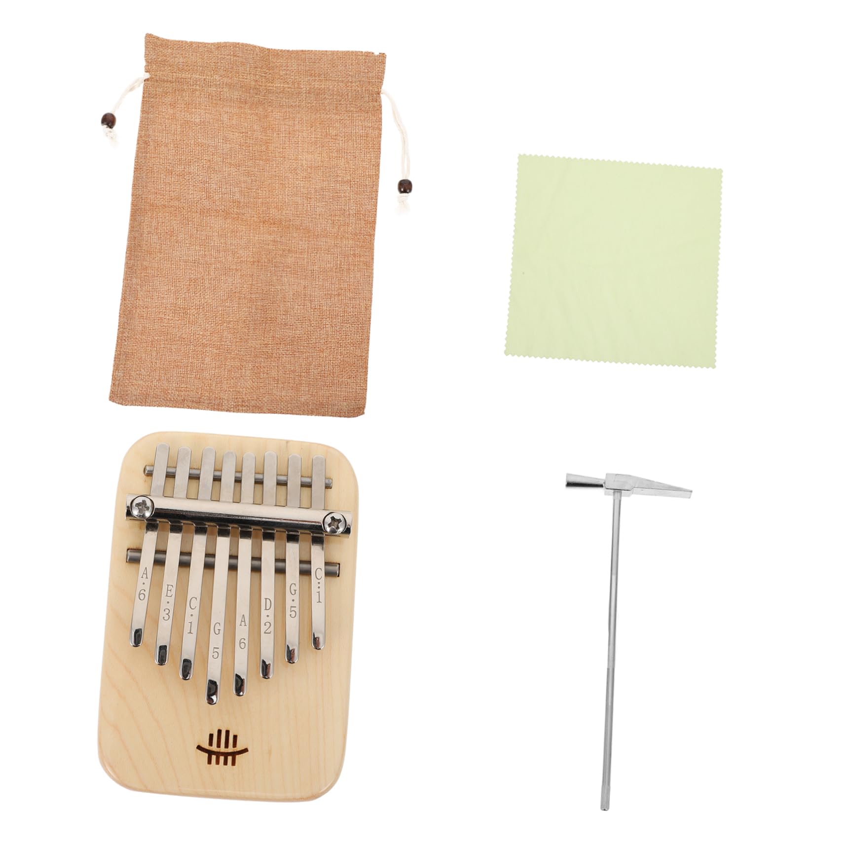 ERINGOGO Thumb Piano Kalimba Portable Small Wooden Beginner-friendly Music Instrument for Ages
