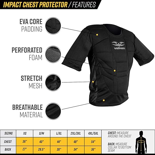Miniatura 2 de Valken, protector de pecho contra impactos, L/XL