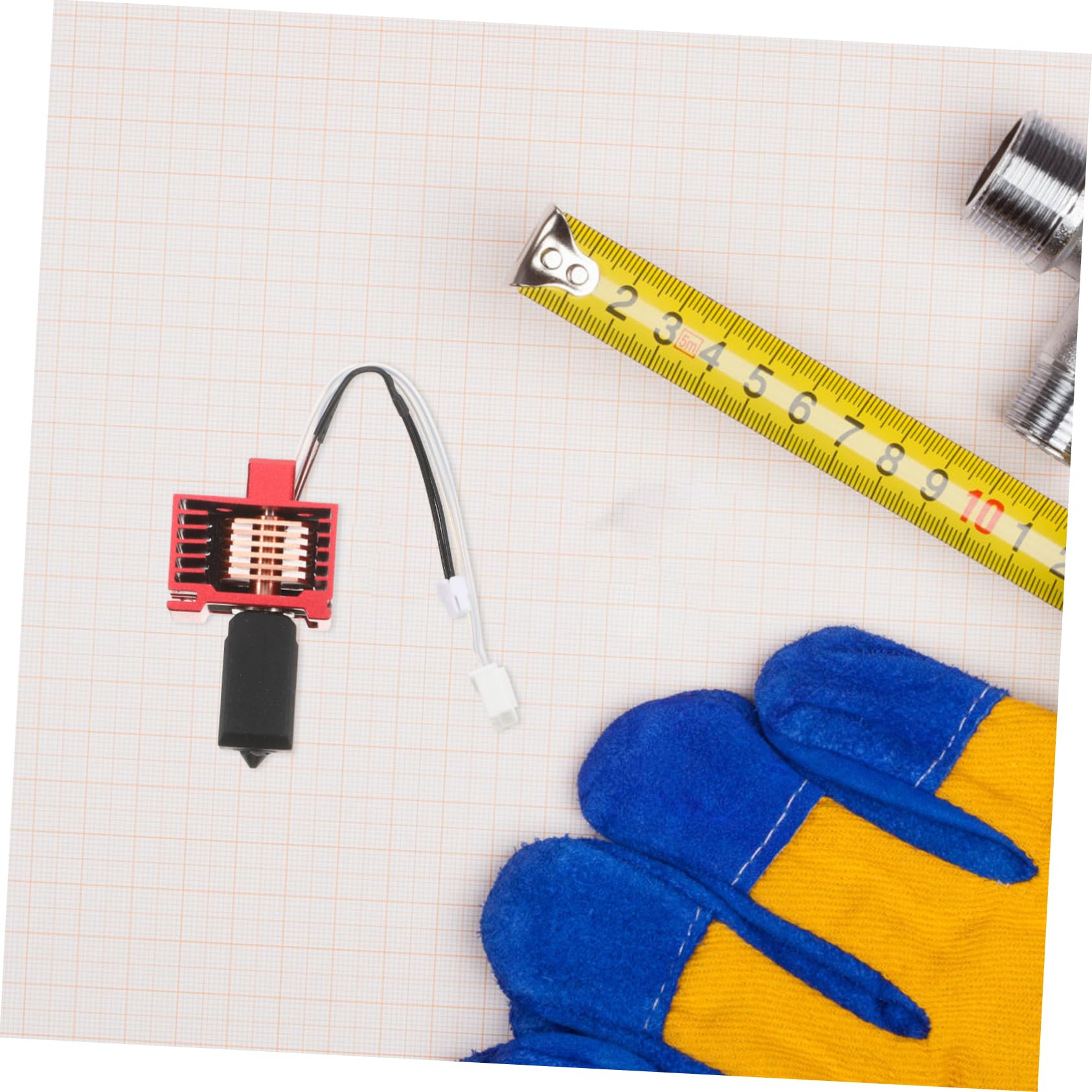ABOOFAN Kit Estrusore Per Stampante in Metallo Modulo Hotend Ugello Intercambiabile Adatto Per Testina Estrusione Supporti Per Hotend Per Migliorare Prestazioni Ad Alta Risoluzione