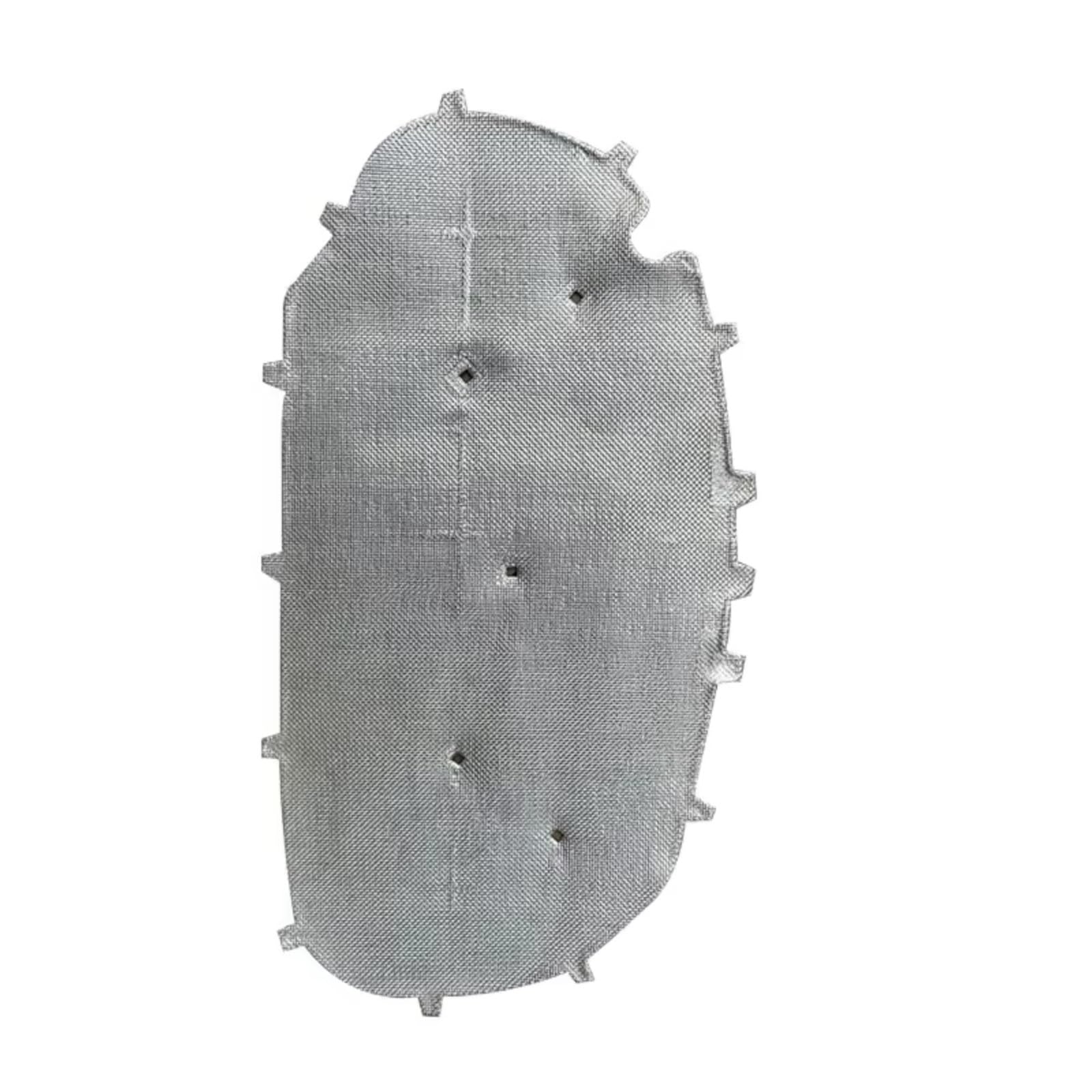Iorqwew Silver Car Soundproof Pad Engine Hood Sound Pad Car Fireproof Heat Insulation Cover Liner Interior Parts Accessorie Compatible With Vw For Golf 6(Silver)