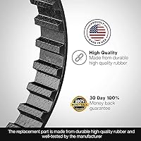 Vista 5 de 2 correas de transmisión para cepilladora Dewalt 514001-28 51400128 - Correa de uretano de alta resistencia - Correa de transmisión de repuesto