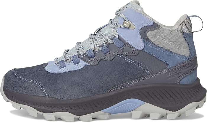 Обувь Merrell Speed Strike 2 Mid LTR Waterproof, цвет: Синий — фото 2