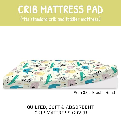 Miniatura 6 de Funda para cambiador de pañales para bebé, 1 paquete de sábanas bajeras de alta calidad, 28 x 32 pulgadas, tamaño estándar, mezcla de algodón ultra