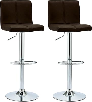 VASAGLE EKHO Colección - Juego De 2 Taburetes De Bar, Sillas Giratorias