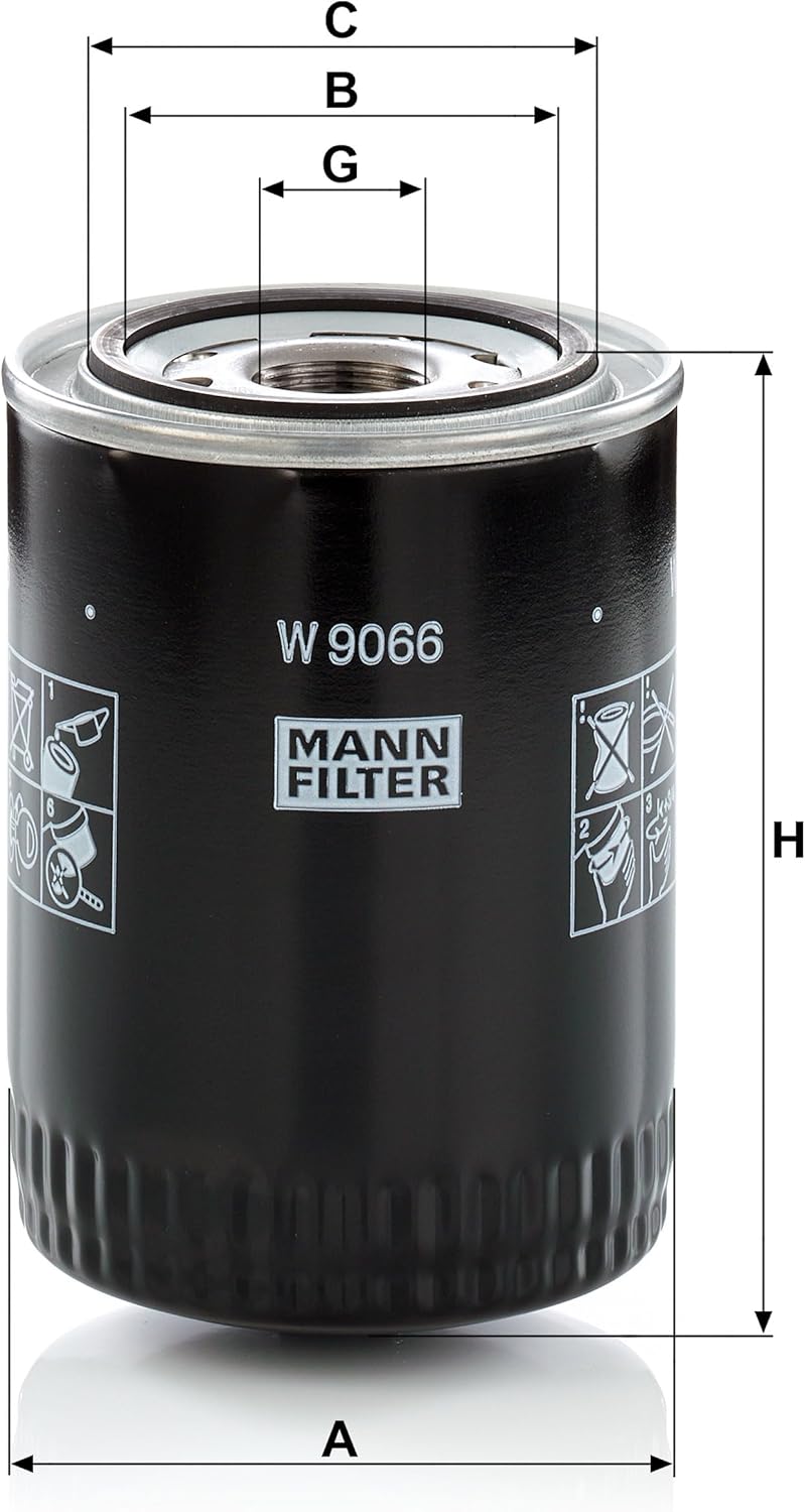 W9066 MANN-FILTER OIL FILTER