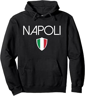 Napoli Hoodie Italian flag Naples Italy soccer souvenir Pullover Hoodie
