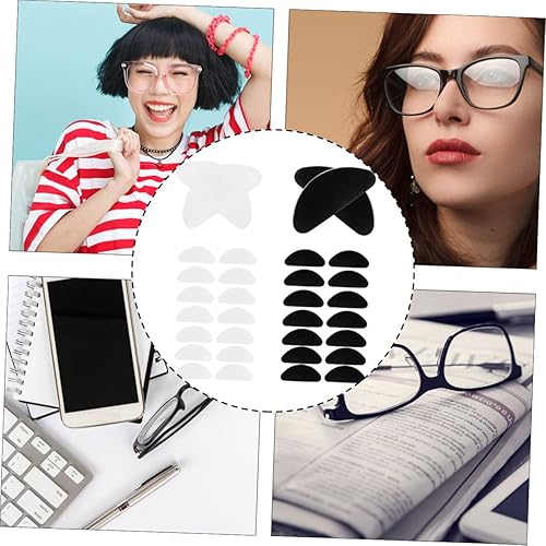 Miniatura 8 de 16 pares de almohadillas de nariz para gafas, almohadillas de silicona para la nariz, kit de reparación de gafas de sol, almohadillas de gel de