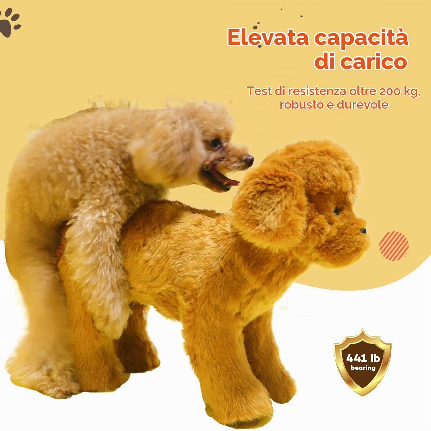 Giocattolo per l'estro del Sonno del Cane, Giocattolo per Cani di accoppiamento di Simulazione, Giocattoli striduli di Peluche interattivi per Cani, per Cane dell'estro Maschio,28cm