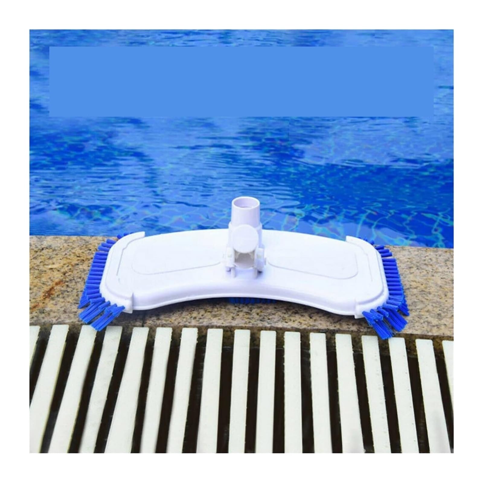 Pulitore robotico per Piscine Senza Fili Aspirapolvere per Piscina Testa di Aspirazione Curva Risparmio Manodopera Spa Bath Hotel Doccia Spazzola per Pulizia Strumenti per Piscina
